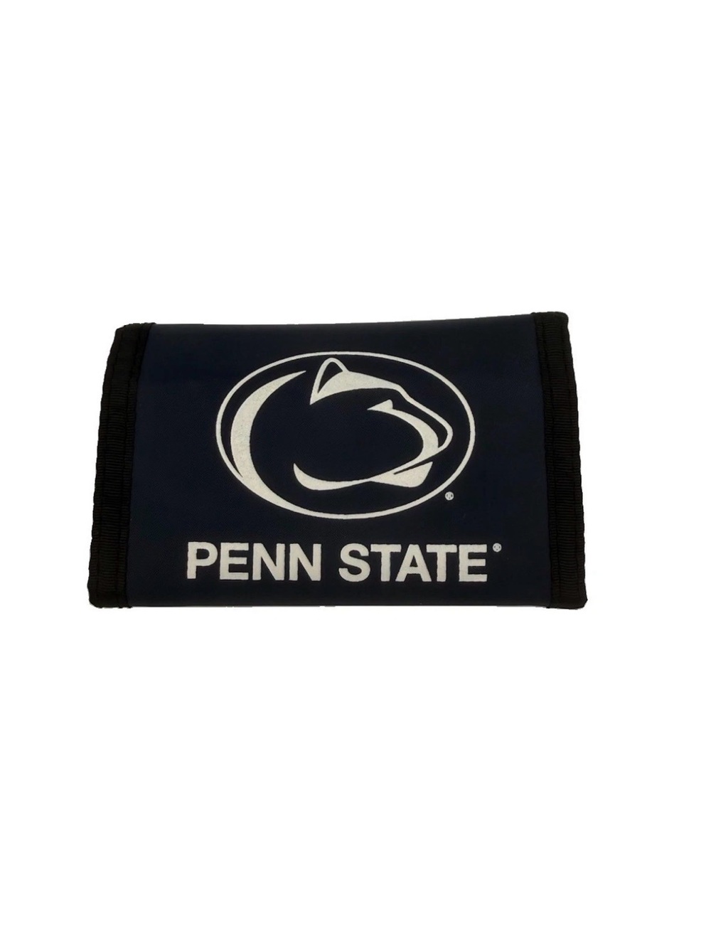 Penn State Navy Logo Tri-Fold Wallet - Unisex, Velcro, great for all ages!